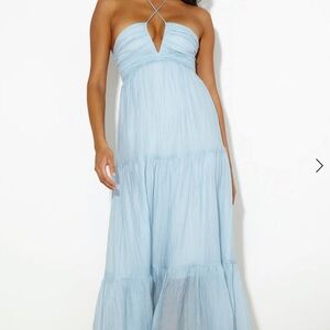 Hello Molly Sky Blue Maxi Dress
